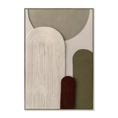 60 x 90cm Framed Canvas | Natural | Myka Home