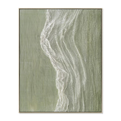 80 x 100cm Framed Canvas | Natural | Myka Home