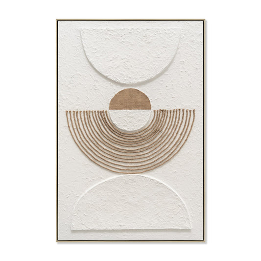 80 x 120cm Framed Canvas | Natural | Myka Home