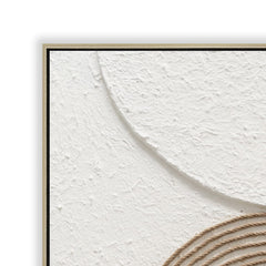 80 x 120cm Framed Canvas | Natural | Myka Home