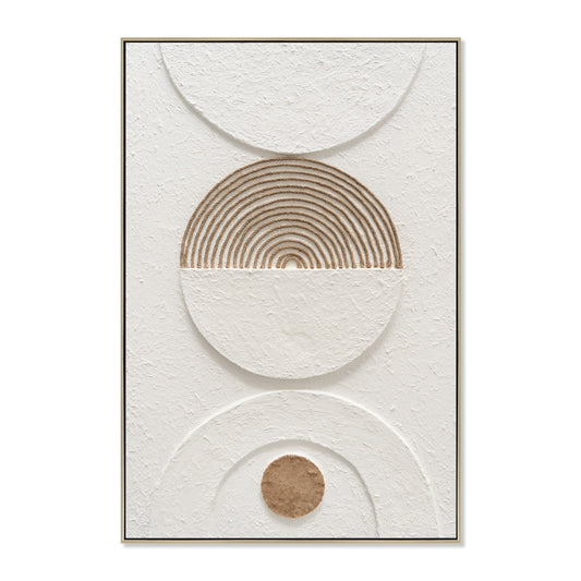 80 x 120cm Framed Canvas | Natural | Myka Home