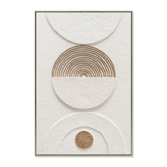 80 x 120cm Framed Canvas | Natural | Myka Home