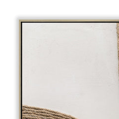 60 x 90cm Framed Canvas | Natural | Myka Home