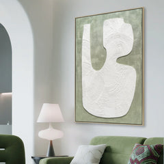 80 x 120cm Framed Canvas | Natural | Myka Home
