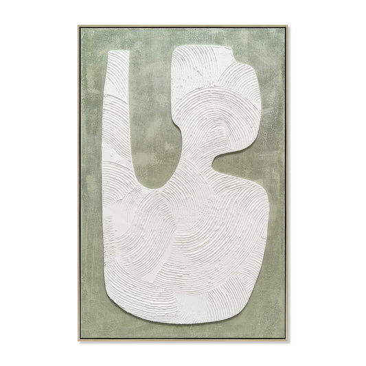 80 x 120cm Framed Canvas | Natural | Myka Home
