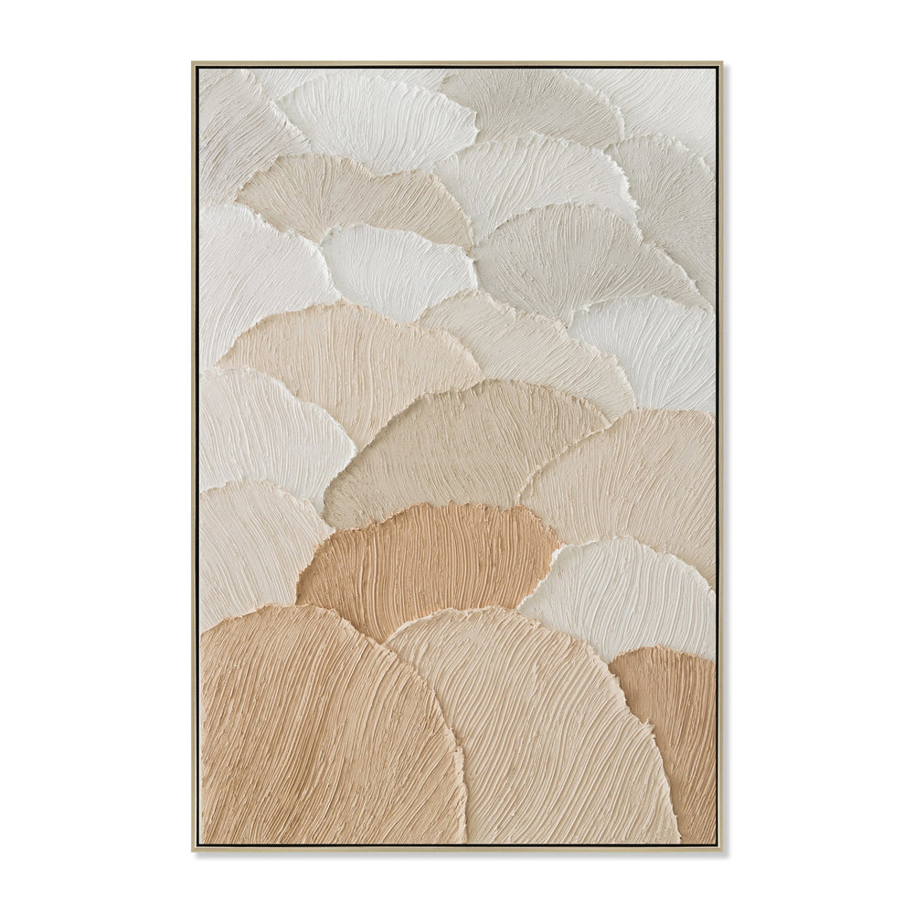80 x 120cm Framed Canvas | Natural | Myka Home