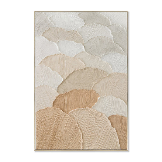 80 x 120cm Framed Canvas | Natural | Myka Home