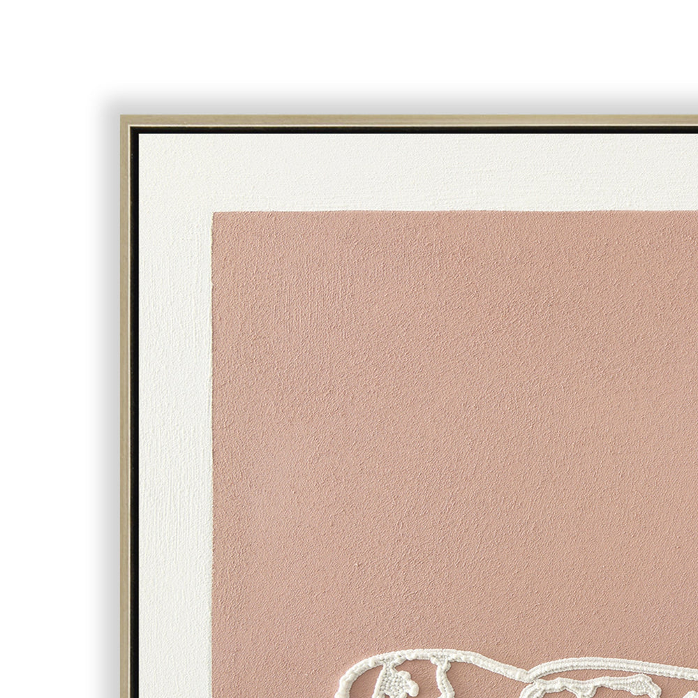 60 x 90cm Framed Canvas | Natural | Myka Home - View 2