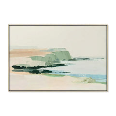 120 x 80cm Framed Canvas | Natural | Myka Home