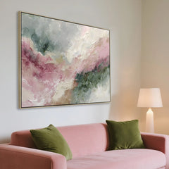 120 x 80cm Framed Canvas | Natural | Myka Home