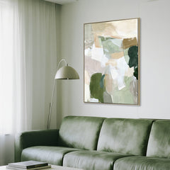 80 x 120cm Framed Canvas | Natural | Myka Home