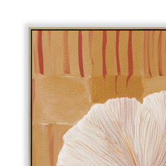 80 x 80cm Framed Canvas | Natural | Myka Home