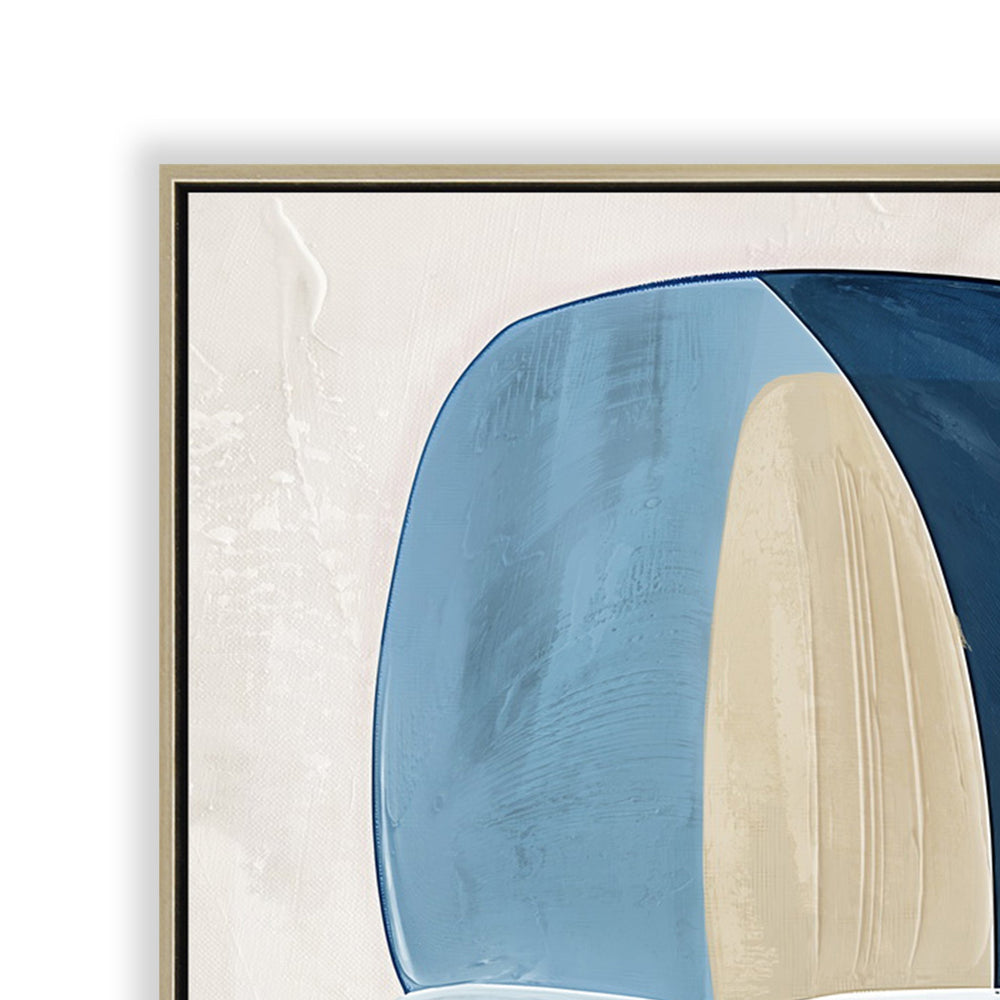 80 x 120cm Framed Canvas | Natural | Myka Home - View 2