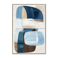 80 x 120cm Framed Canvas | Natural | Myka Home