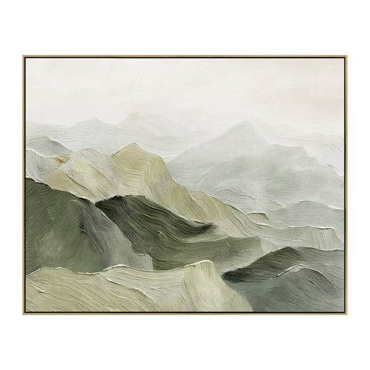 150 X 120CM Framed Canvas | Light Natural | Myka Home