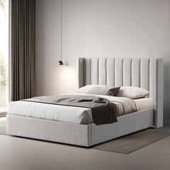 Clay Queen Bed Frame | Wide Base | Myka Home