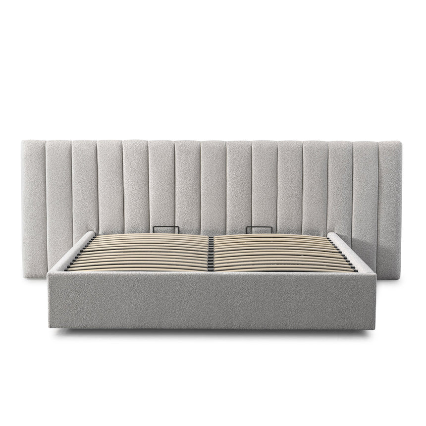 Clay King Bed Frame | Storage Base | Myka Home - View 6