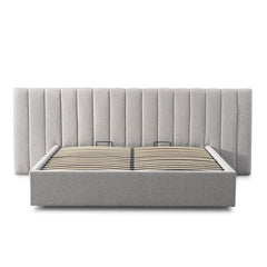 Clay King Bed Frame | Storage Base | Myka Home