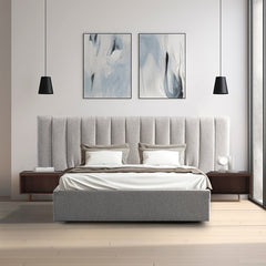Clay Queen Bed Frame | Storage Base | Myka Home