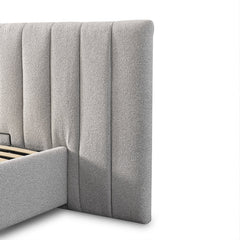 Clay Queen Bed Frame | Storage Base | Myka Home