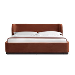 King Bed Frame | Burnt Maroon | Myka Home