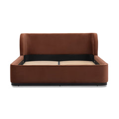 Queen Bed Frame | Burnt Maroon | Myka Home
