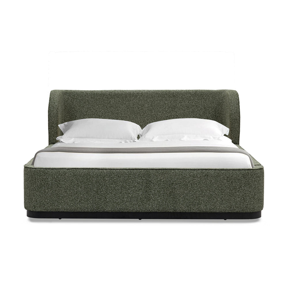 King Bed Frame | Hunter Green | Myka Home - View 2