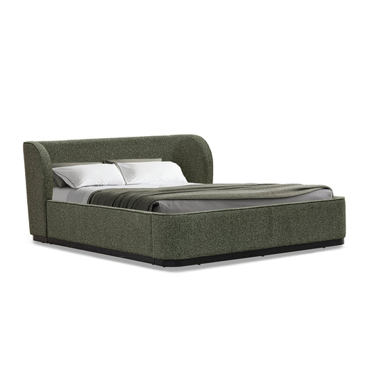 Queen Bed Frame | Hunter Green | Myka Home