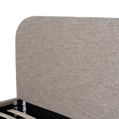 King Bed Frame | Stonish Beige | Myka Home