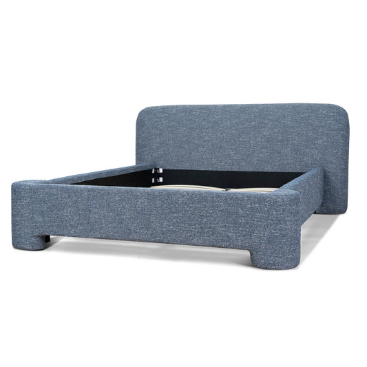 Queen Bed Frame | Prussian Blue | Myka Home