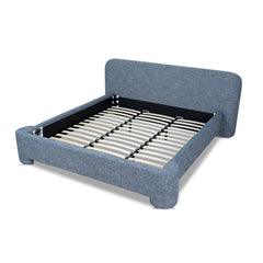 King Bed Frame | Prussian Blue | Myka Home