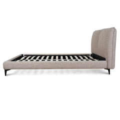 Fabric Queen Bed Frame | Stonish Beige | Myka Home