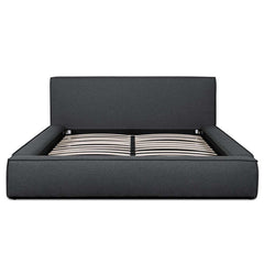 Oslo King Bed Frame | Fossil Grey Fabric | Myka Home