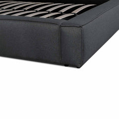 Oslo King Bed Frame | Fossil Grey Fabric | Myka Home