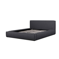 Oslo King Bed Frame | Fossil Grey Fabric | Myka Home