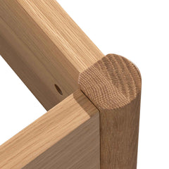 Flax Queen Bed | Beige Oak | Myka Home