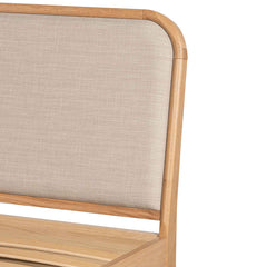 Flax Queen Bed | Beige Oak | Myka Home