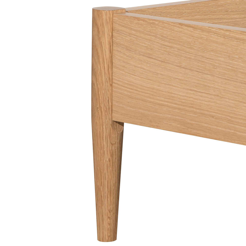 Flax Queen Bed | Beige Oak | Myka Home - View 9