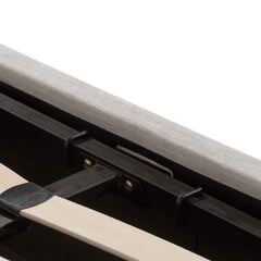 Ex Display - CBD6576-YO Fabric King Bed - Pearl Grey with Storage