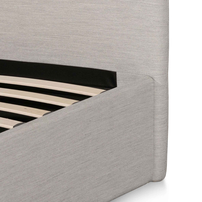 Cove King Bed | Pearl Grey Storage | Myka Home - View 10
