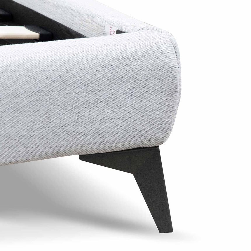 Fabric King Bed - Pearl Grey - View 14