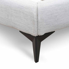 Fabric Queen Bed - Pearl Grey