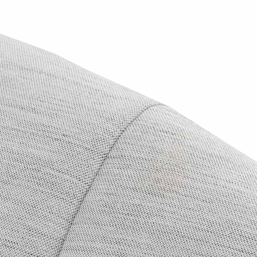 Fabric Queen Bed - Pearl Grey - View 7