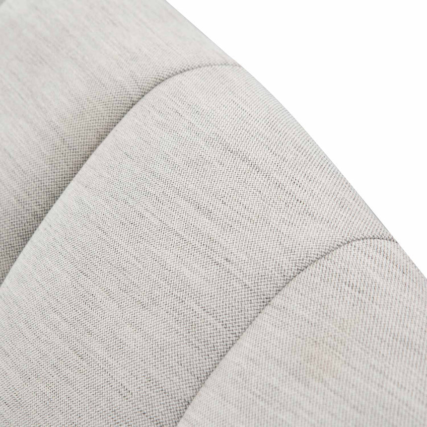 Fabric Queen Bed - Pearl Grey - View 8