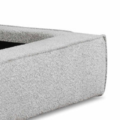 Queen Sized Bed Frame - Cloudy Pepper Boucle