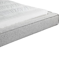 King Sized Bed Frame - Cloudy Pepper Boucle