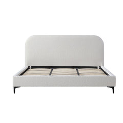 CBD8186-YO Queen Bed Frame - Cream White