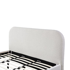 CBD8186-YO Queen Bed Frame - Cream White