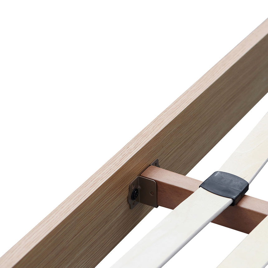 King Bed Frame - Natural Oak - View 9