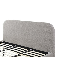 CBD8402-YO Queen Bed Frame - Olive Brown Boucle